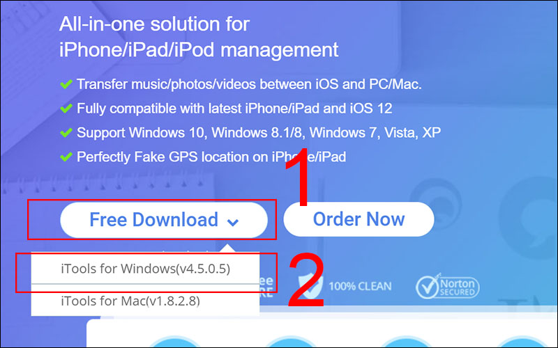 Tại Free Dowload chọn đường dẫn phù hợp với hệ điều hành